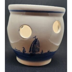 Hand Painted Delfts Blauw Planter - set of 2